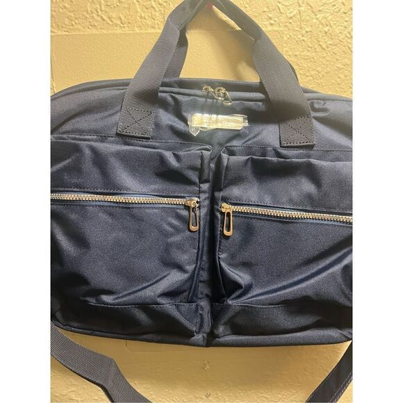 Bella Russo 17” Navy Laptop Bag NEW NO TAGS - Picture 4 of 15